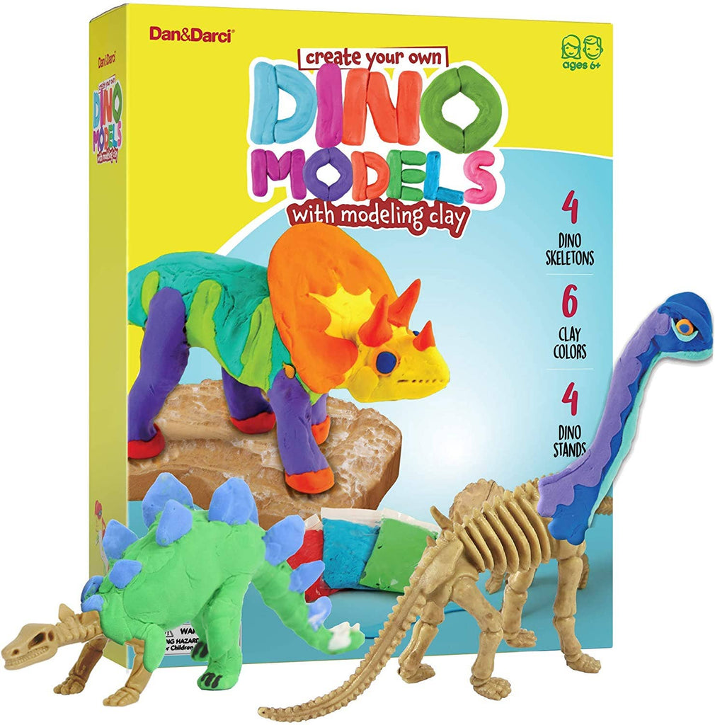 Dino Clay Models with Modeling Clay