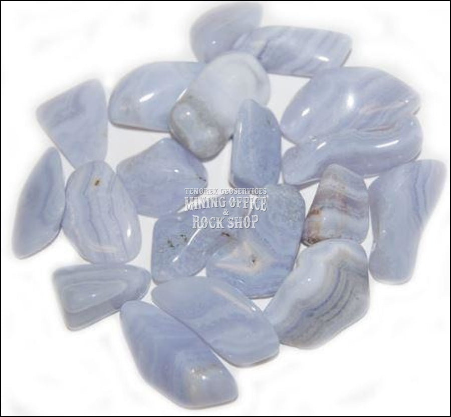 Agate: Blue Lace Tumbled Stone