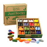 Crayon Rocks for colouring and sensory fun 