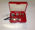 set of calibration weights in box