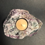 Fluorite Candle Holder